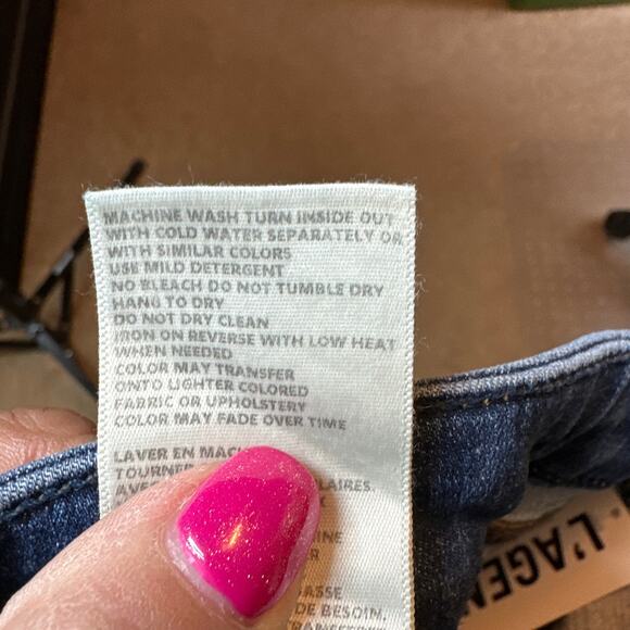 L'Agence The Margot High Rise Ankle Skinny Jeans in Dark Vintage Size 25 NWT - Picture 4 of 6